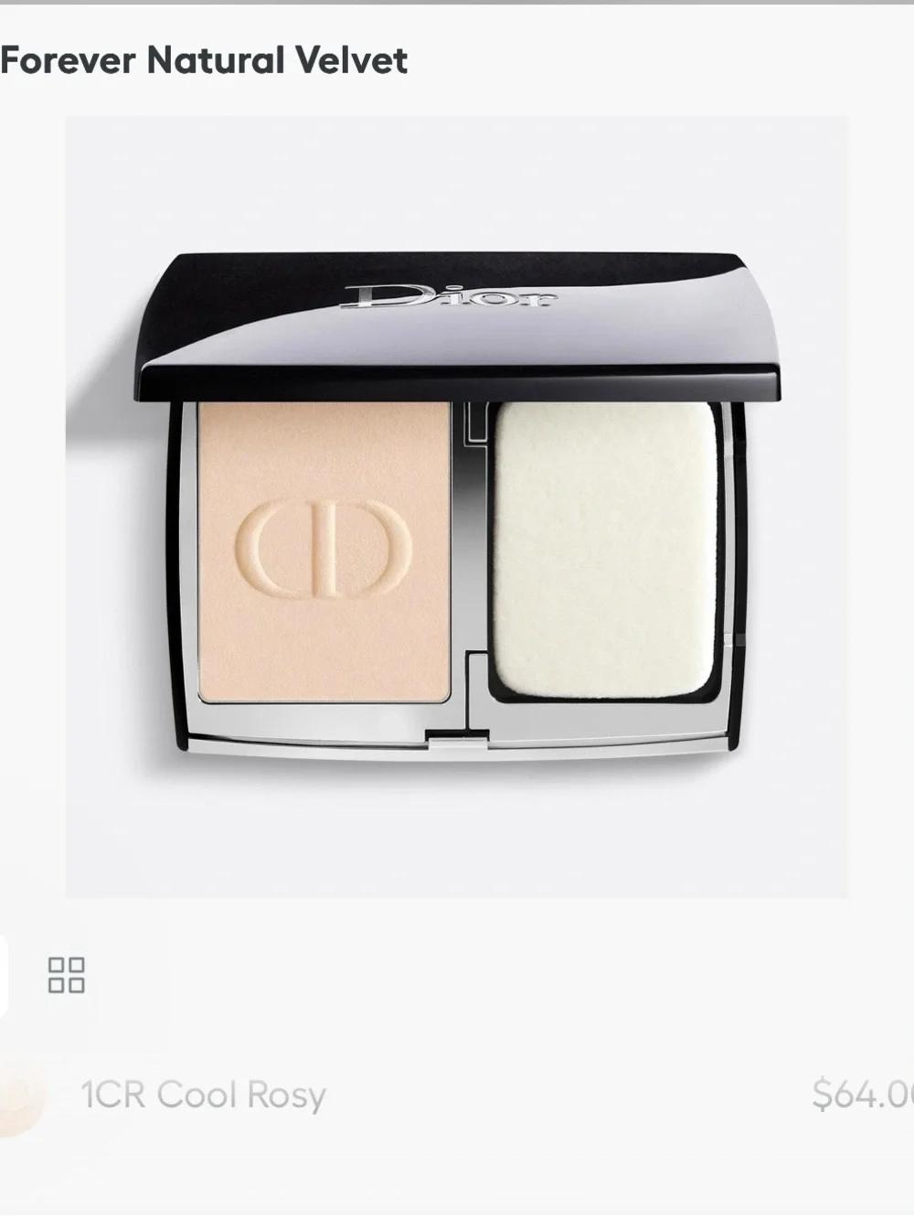 1N Dior Forever Natural Velvet foundation powder